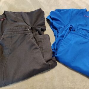 2 sets of Healing Hands Purple Label scrubs